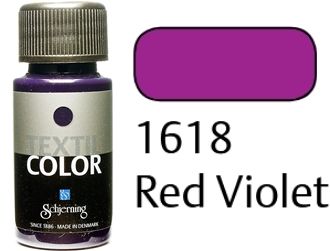 Farba do tkanin Schjerning Textile color 50 ml 1618 red vio0